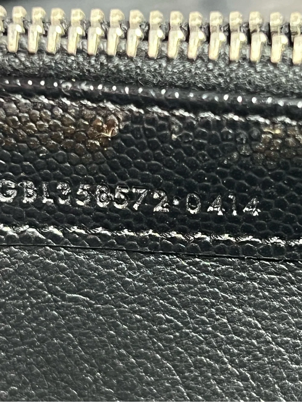 Authentic Saint Laurent Black Grain De Poudre Stud Marquage Wallet w/ COA - Picture 9 of 10